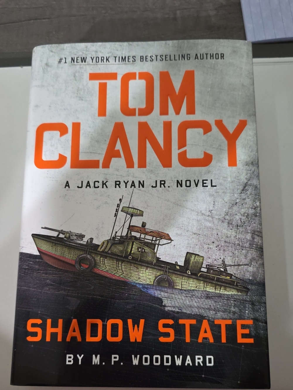 Tom Clancy "Shadow State" Novel Black